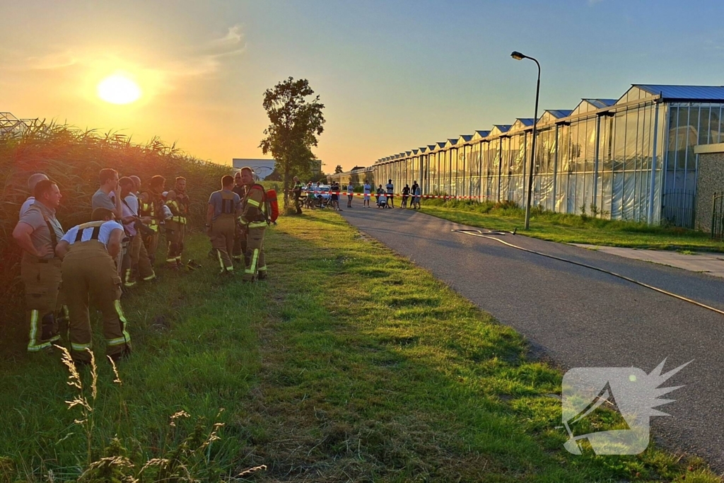 Rook uit technische ruimte door brand