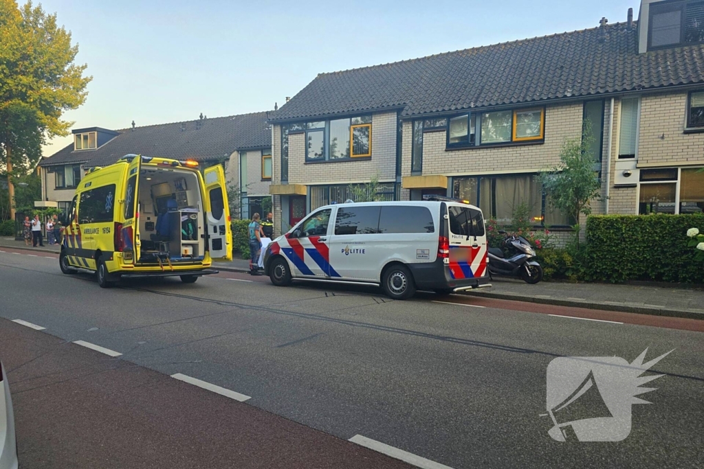 Ongeval na achtervolging op motorscooter