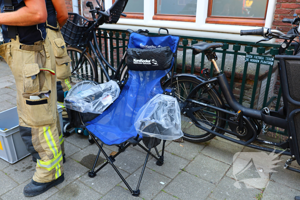 Zeer grote brand op dak woning