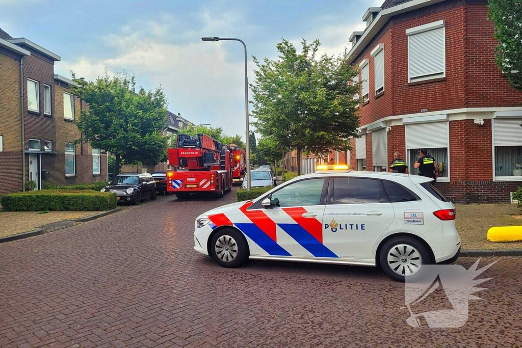 Woningbrand woedt in middag