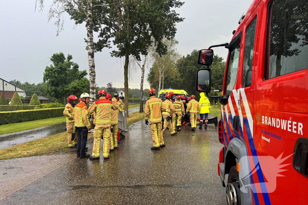 Gewonde en ravage na ongeval, veroorzaker aangehouden