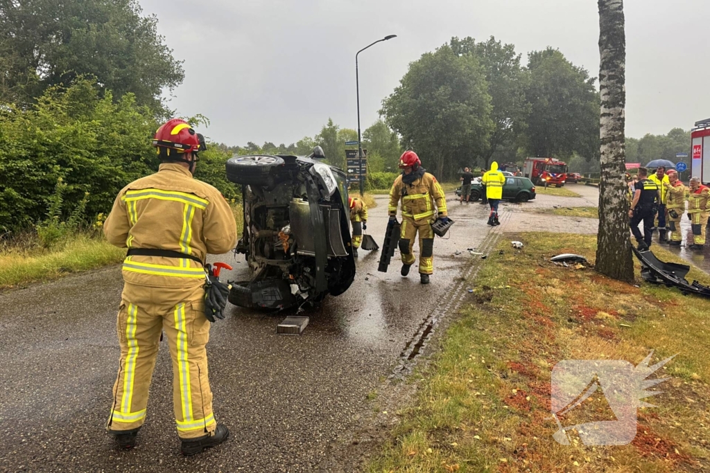 Gewonde en ravage na ongeval, veroorzaker aangehouden
