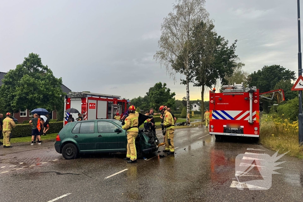 Gewonde en ravage na ongeval, veroorzaker aangehouden