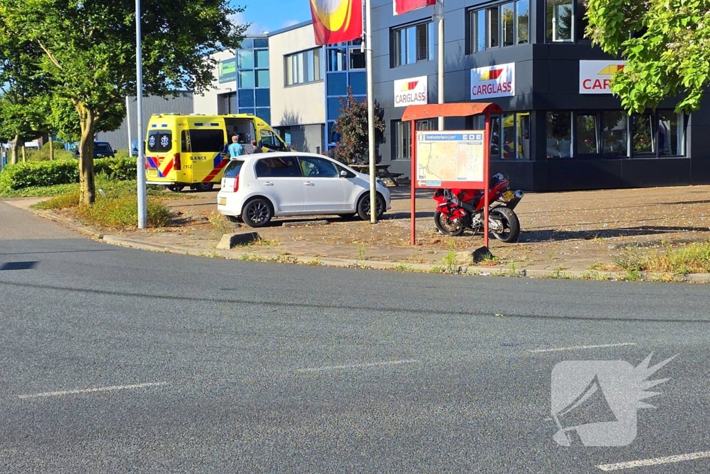 Motorrijder gewond na ongeval
