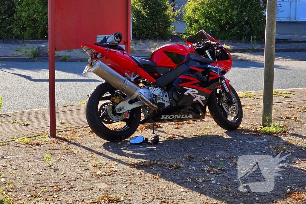 Motorrijder gewond na ongeval