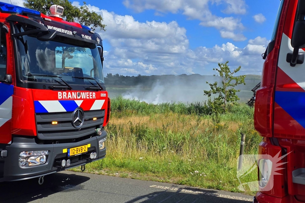 Bermbrand breidt zich snel uit