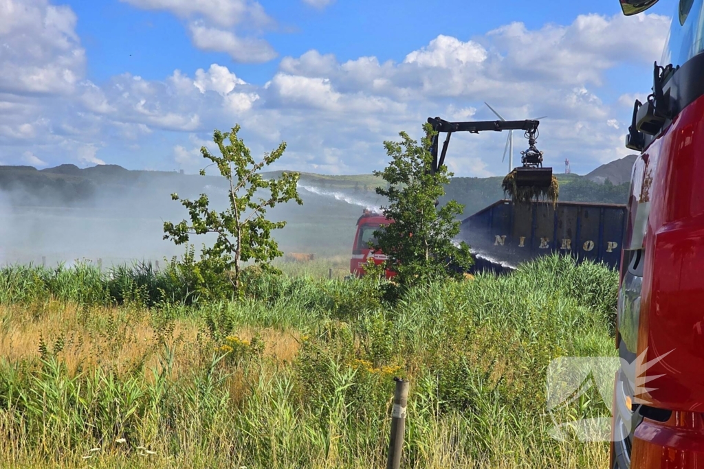 Bermbrand breidt zich snel uit