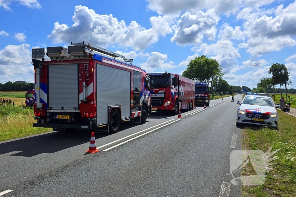 Bermbrand breidt zich snel uit