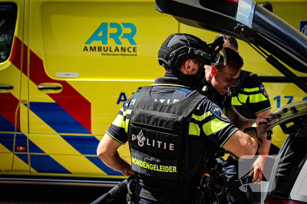 Politie en brandweer ingezet na dreiging