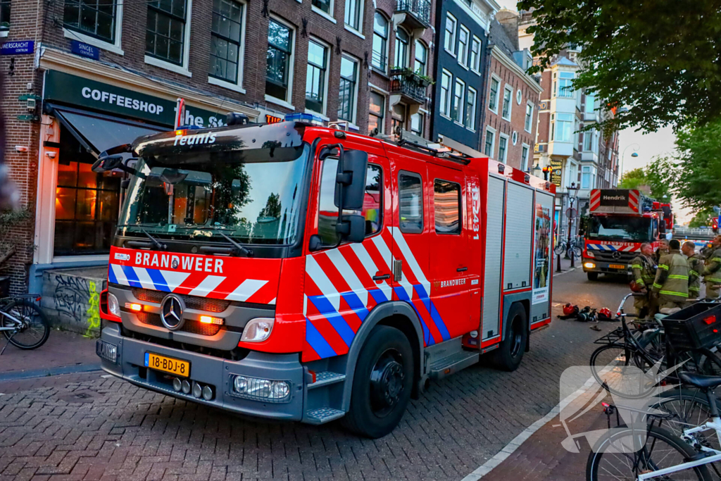 Brand in winkel onder controle