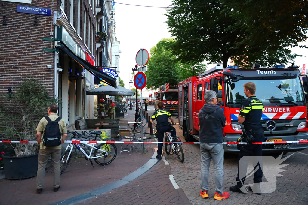 Brand in winkel onder controle