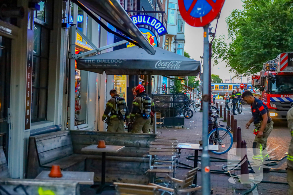 Brand in winkel onder controle