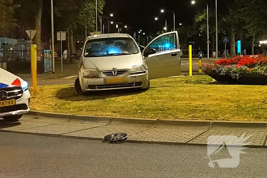 Bestuurder na ongeval aangehouden