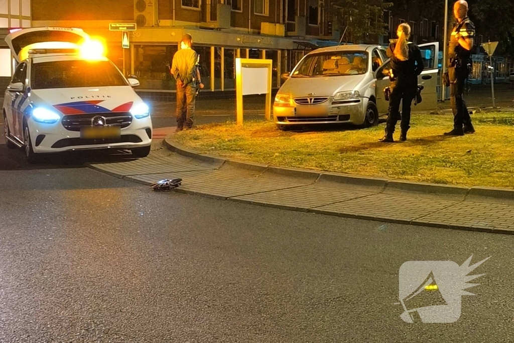 Bestuurder na ongeval aangehouden