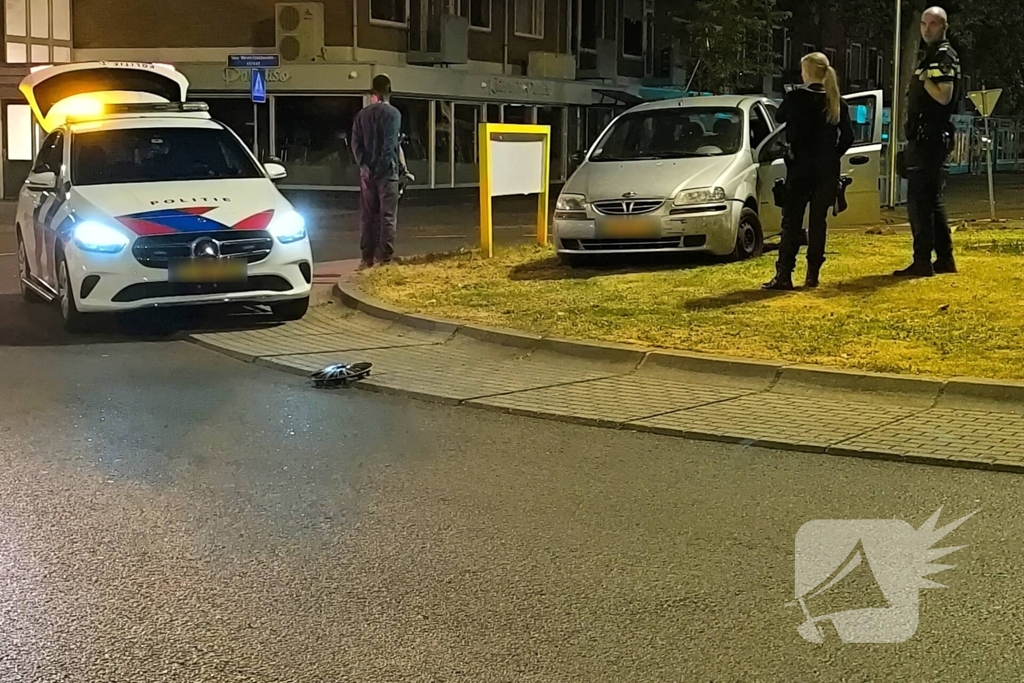 Bestuurder na ongeval aangehouden
