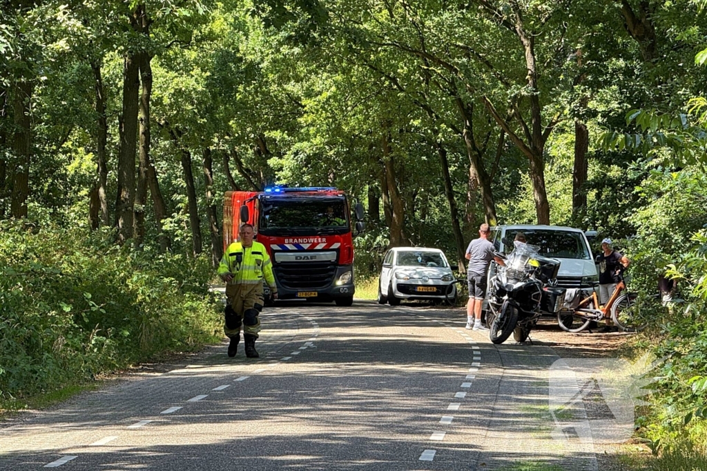 Brandweer bestrijdt natuurbrand
