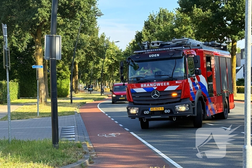 Brand in berm en struikgewas onder controle