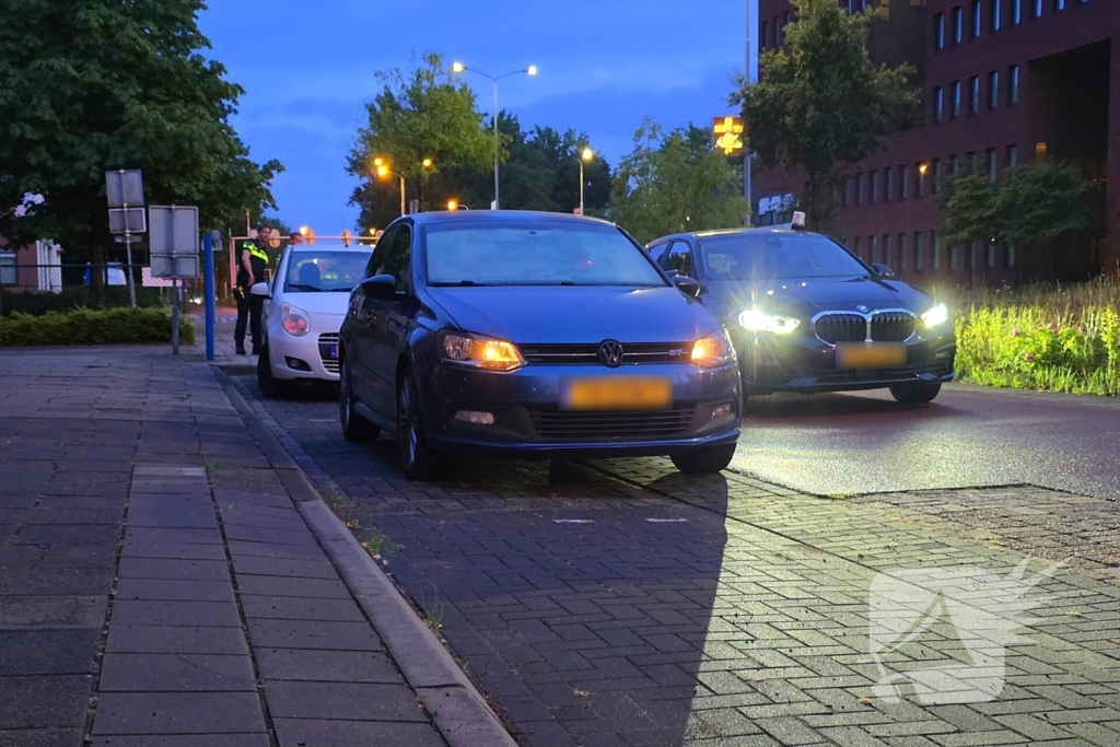 Bestuurder aangehouden na aanrijding