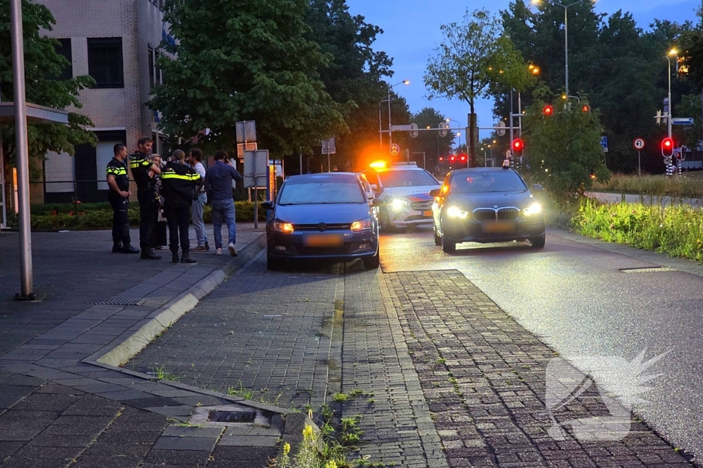 Bestuurder aangehouden na aanrijding