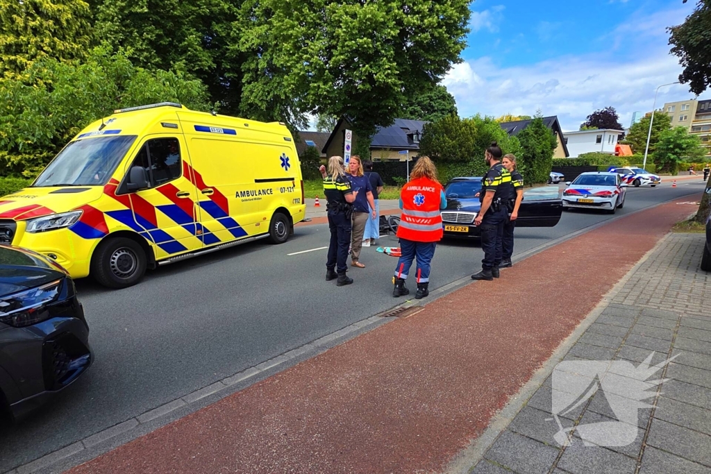 Fietser gewond bij aanrijding met auto