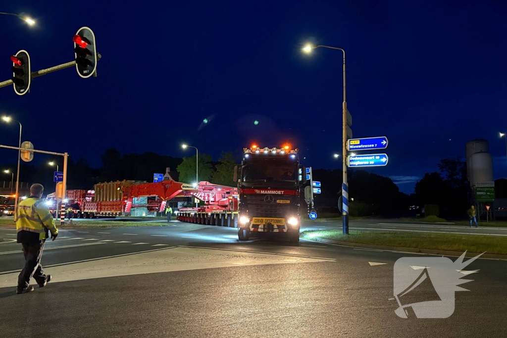 Zwaar transport van 500 ton succesvol afgerond