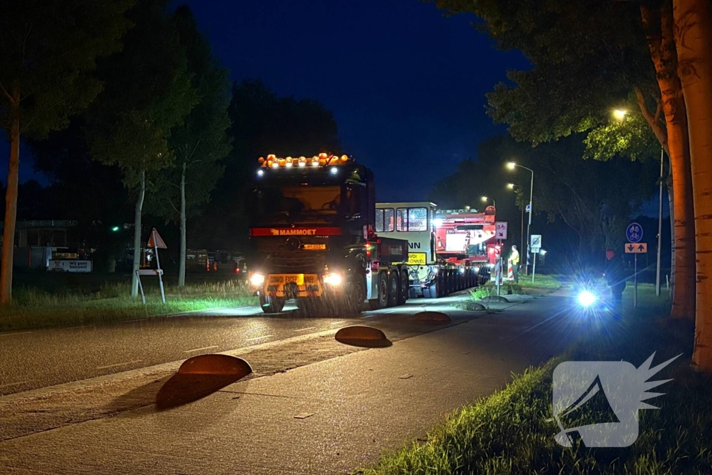 Zwaar transport van 500 ton succesvol afgerond