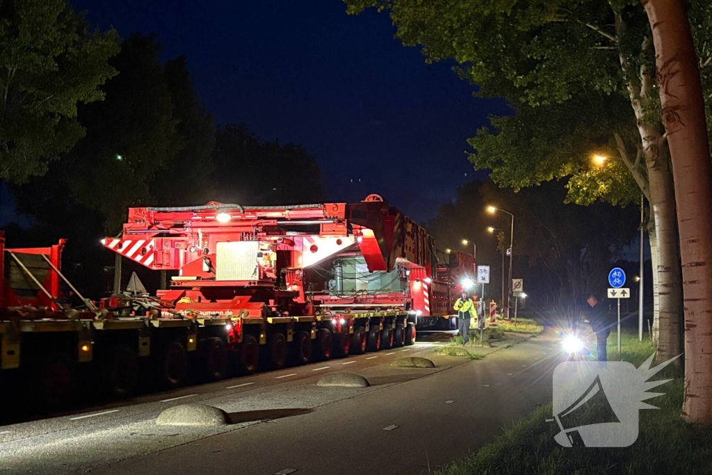 Zwaar transport van 500 ton succesvol afgerond