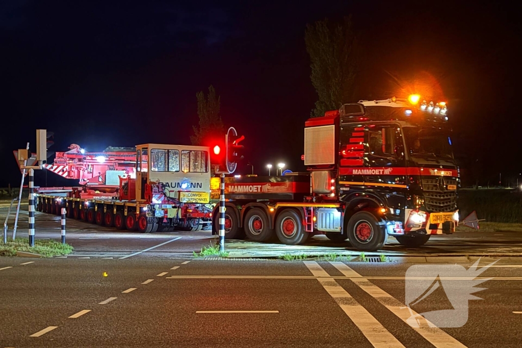 Zwaar transport van 500 ton succesvol afgerond