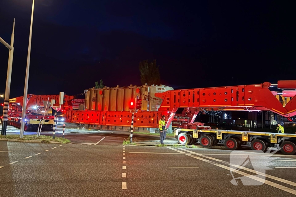 Zwaar transport van 500 ton succesvol afgerond