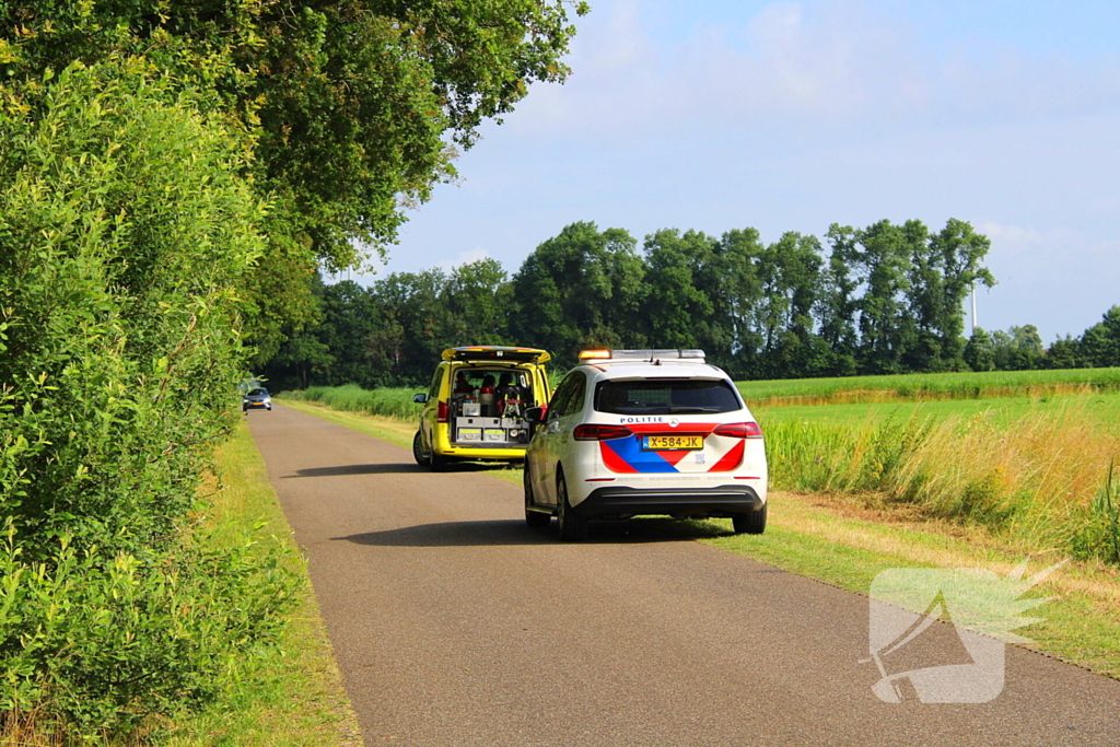 Fietser gewond na val