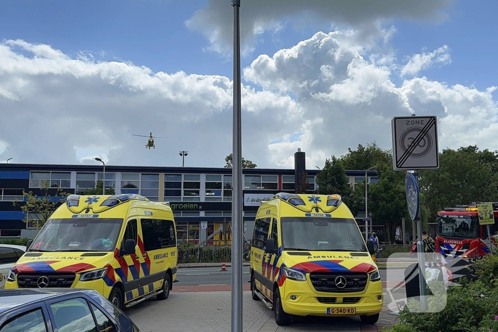 Traumaheli en hulpdiensten massaal ingezet