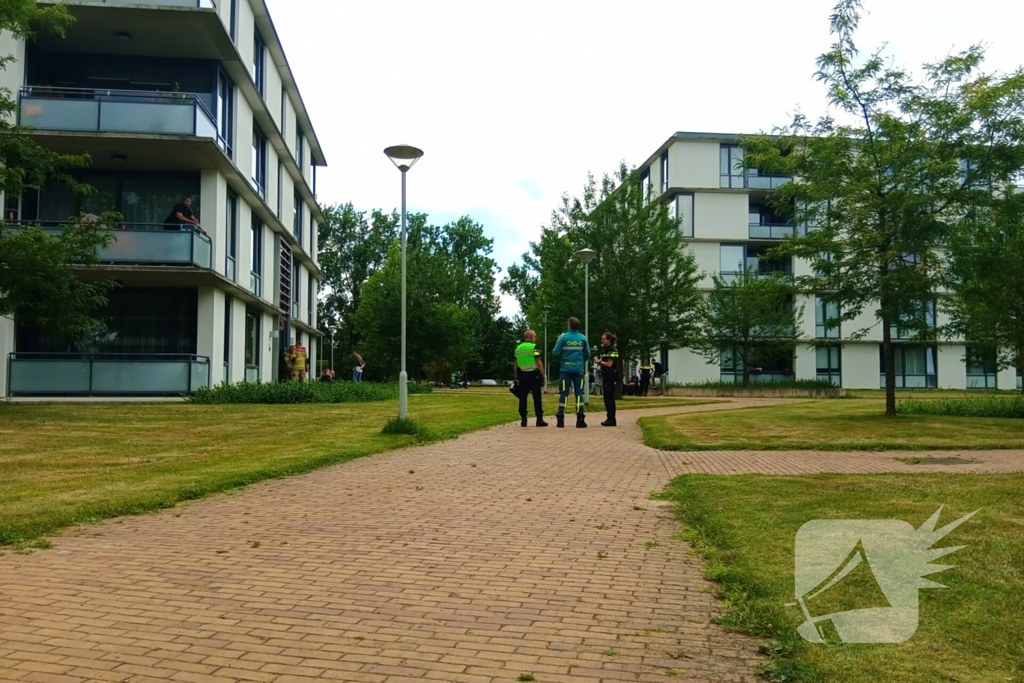 Brand in flatwoning door vergeten pan