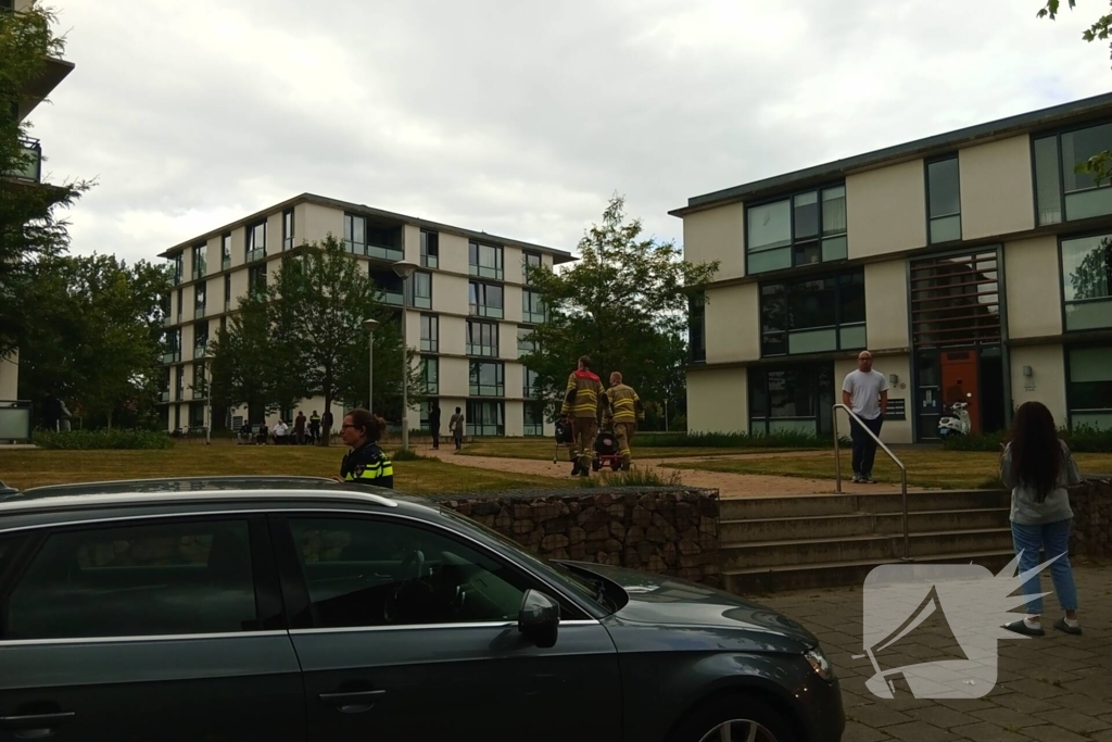 Brand in flatwoning door vergeten pan