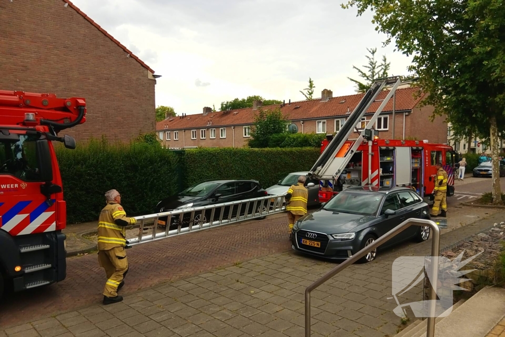 Brand in flatwoning door vergeten pan