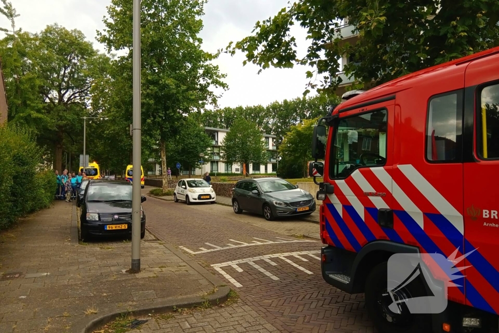 Brand in flatwoning door vergeten pan