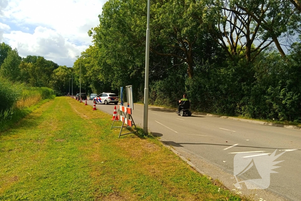 Persoon gewond na val met scootmobiel