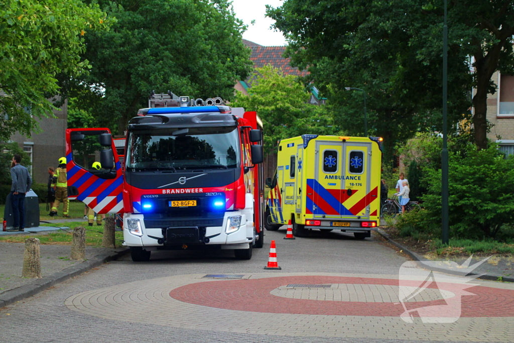 Persoon gecontroleerd na brand in flatwoning