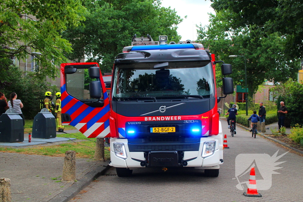 Persoon gecontroleerd na brand in flatwoning