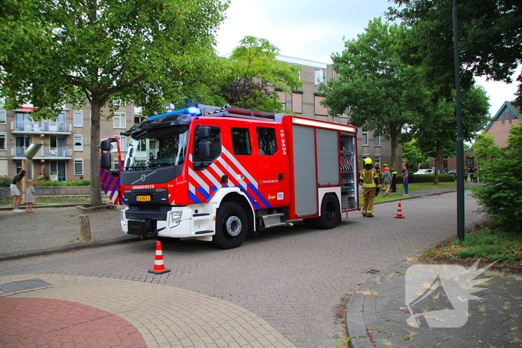 Persoon gecontroleerd na brand in flatwoning