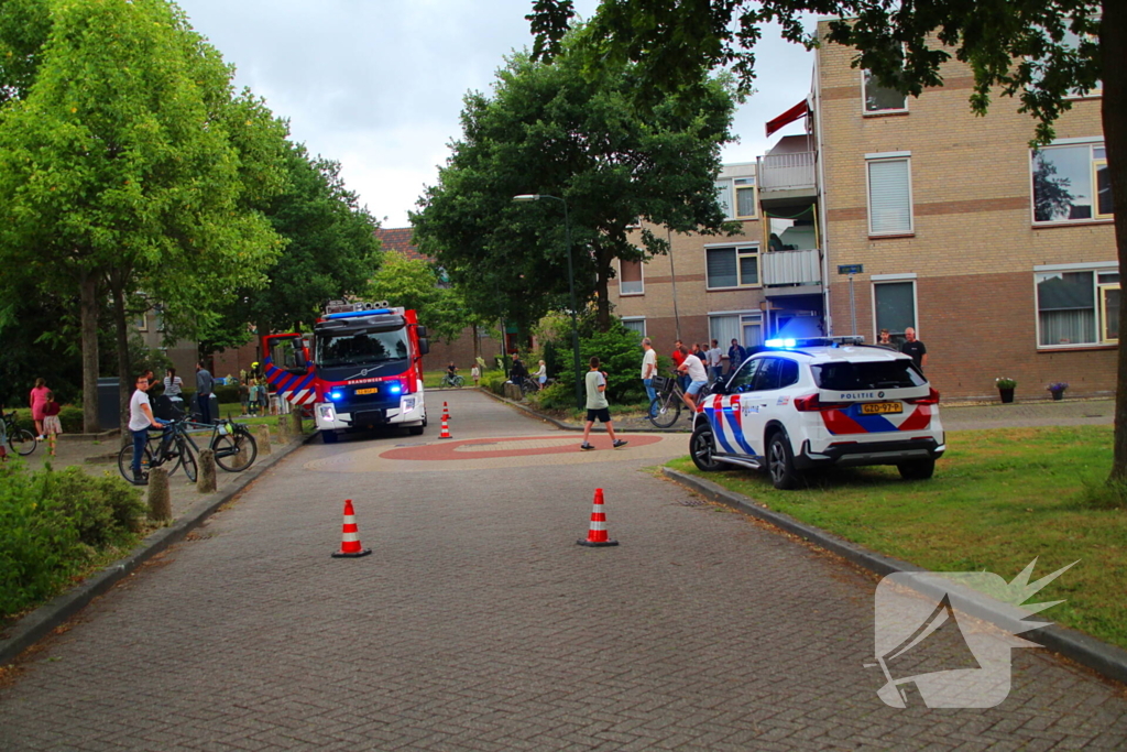 Persoon gecontroleerd na brand in flatwoning