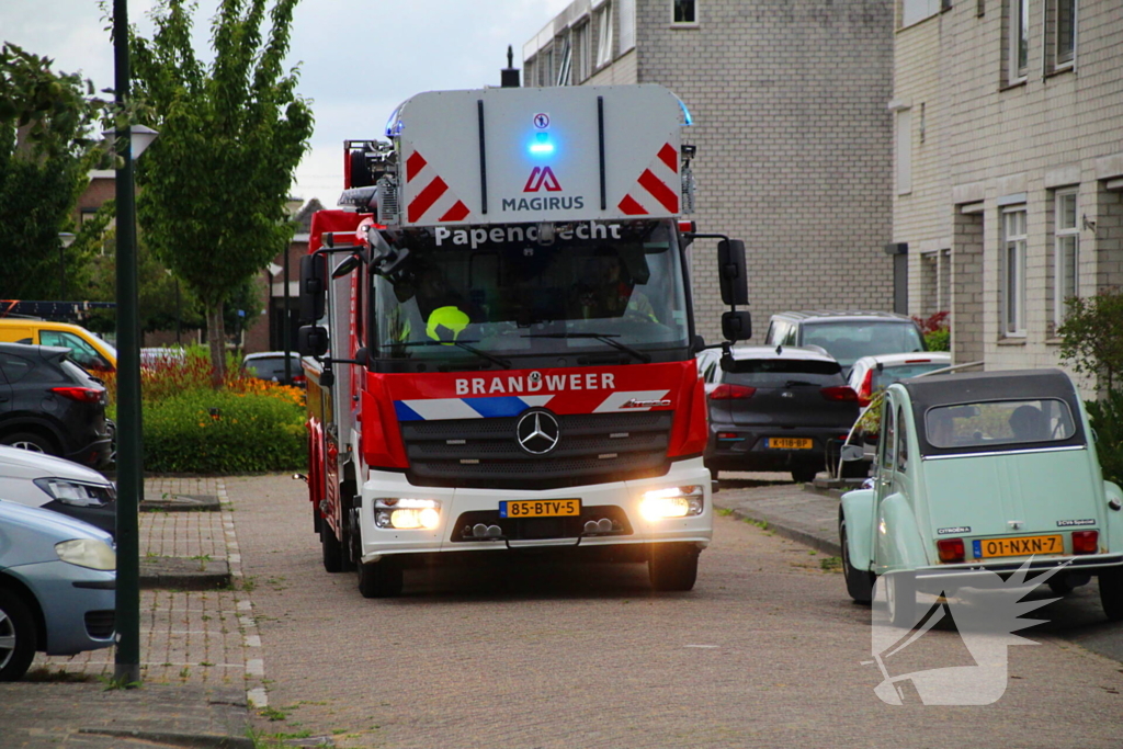 Persoon gecontroleerd na brand in flatwoning