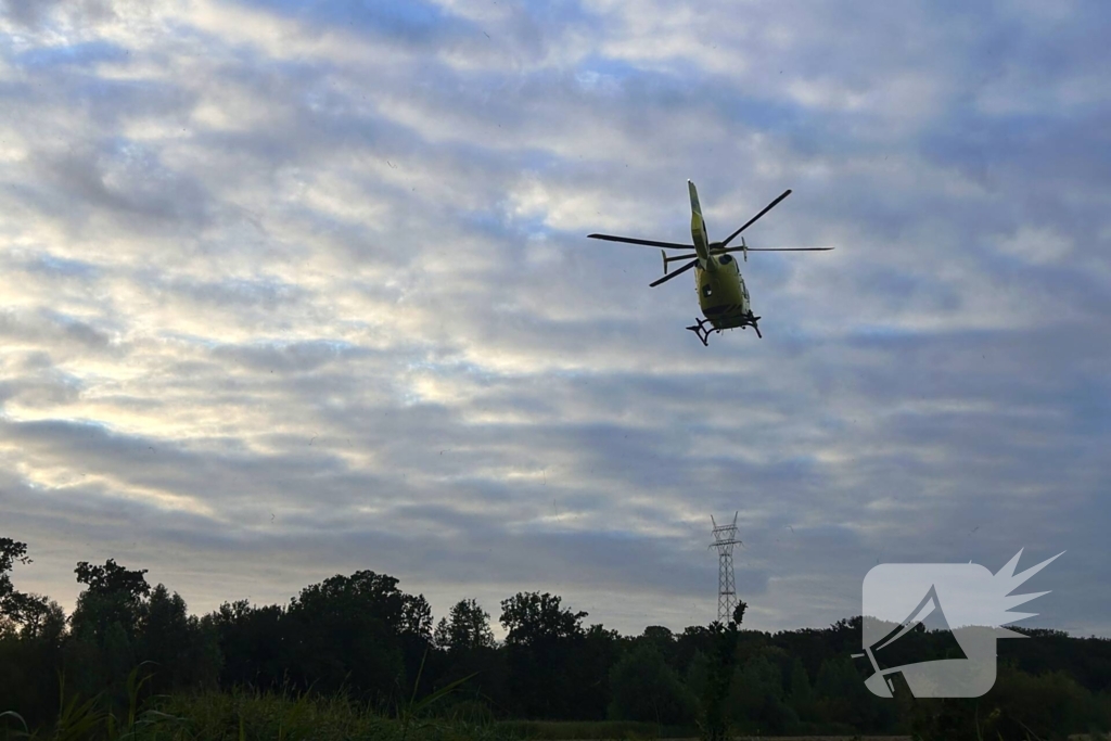 Helikopter ingezet voor medische situatie