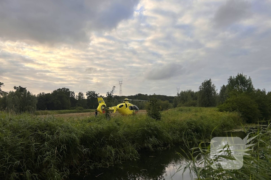 Helikopter ingezet voor medische situatie