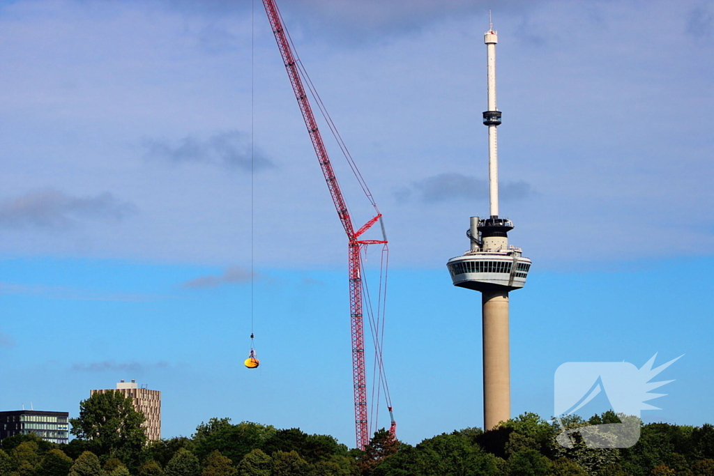 Rabobank-logo verwijderd van Euromast