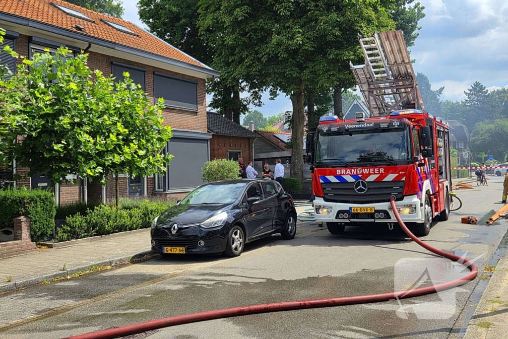 Brand in bijgebouw snel opgeschaald
