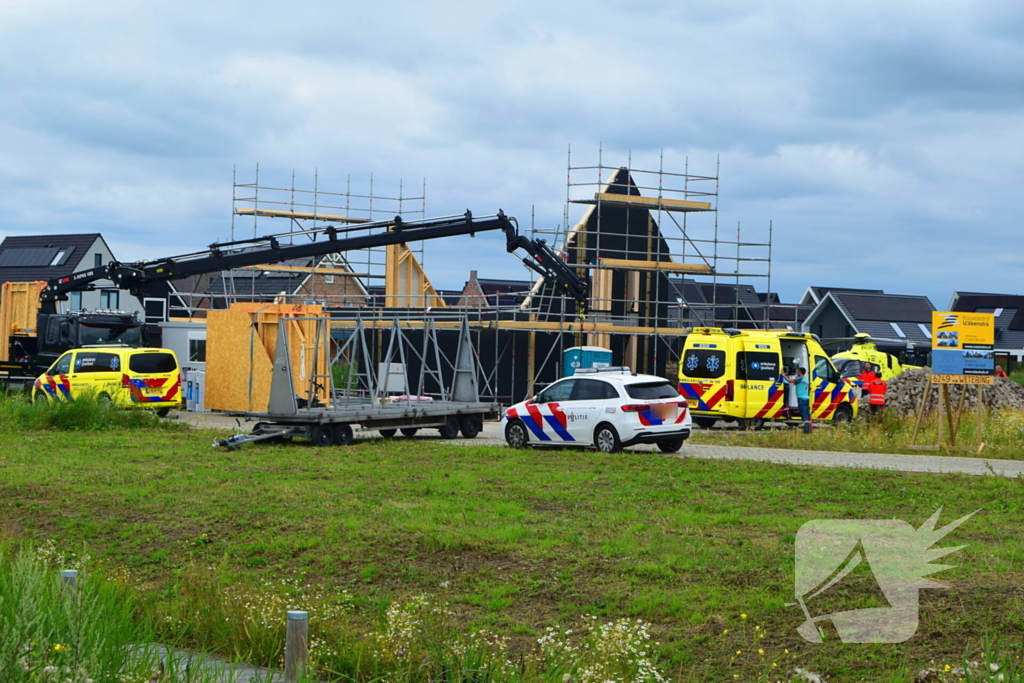 Traumahelikopter landt voor medisch noodgeval