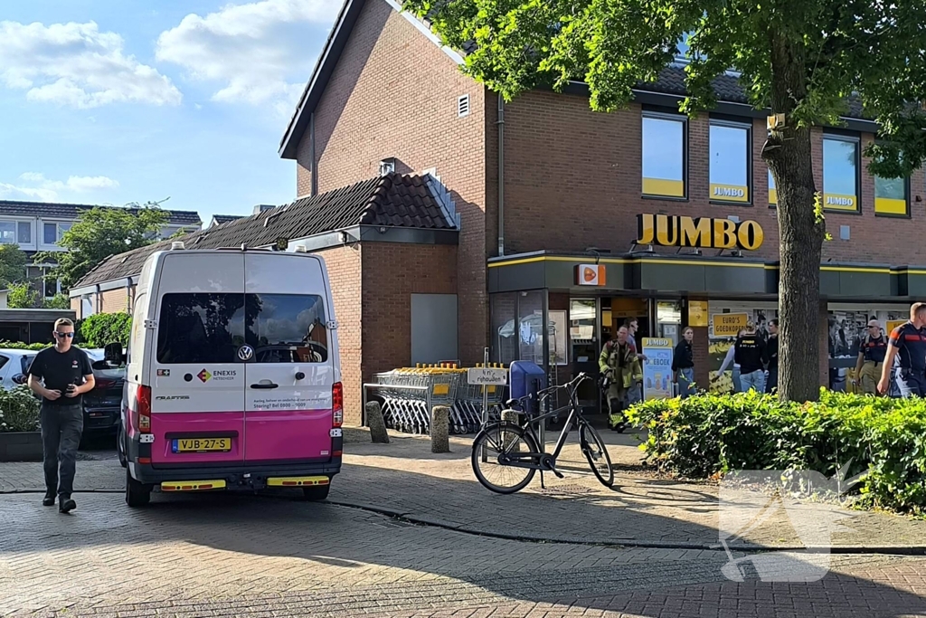 Supermarkt ontruimd vanwege vreemde lucht