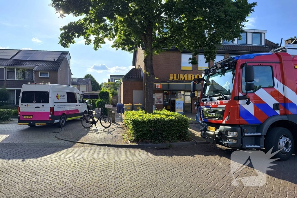 Supermarkt ontruimd vanwege vreemde lucht