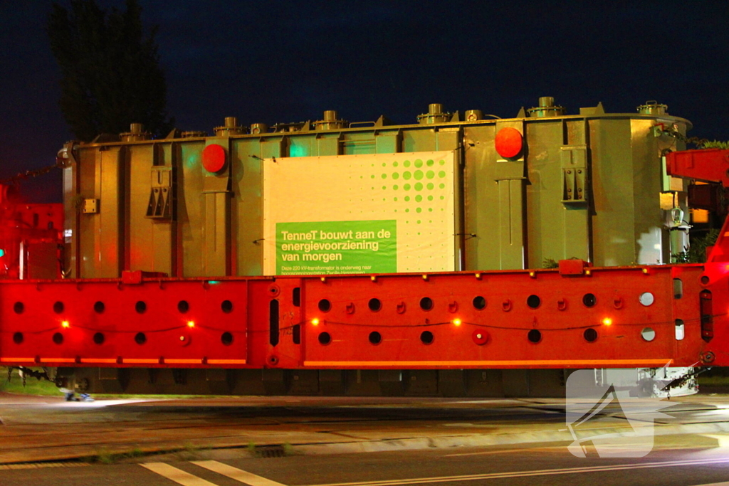Transport van TenneT veroorzaakt verkeershinder