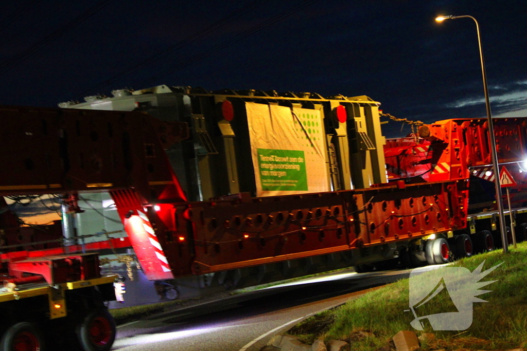 Transport van TenneT veroorzaakt verkeershinder